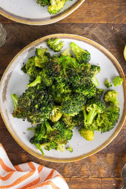 Easy Air Fryer Broccoli - Crazy for Crust