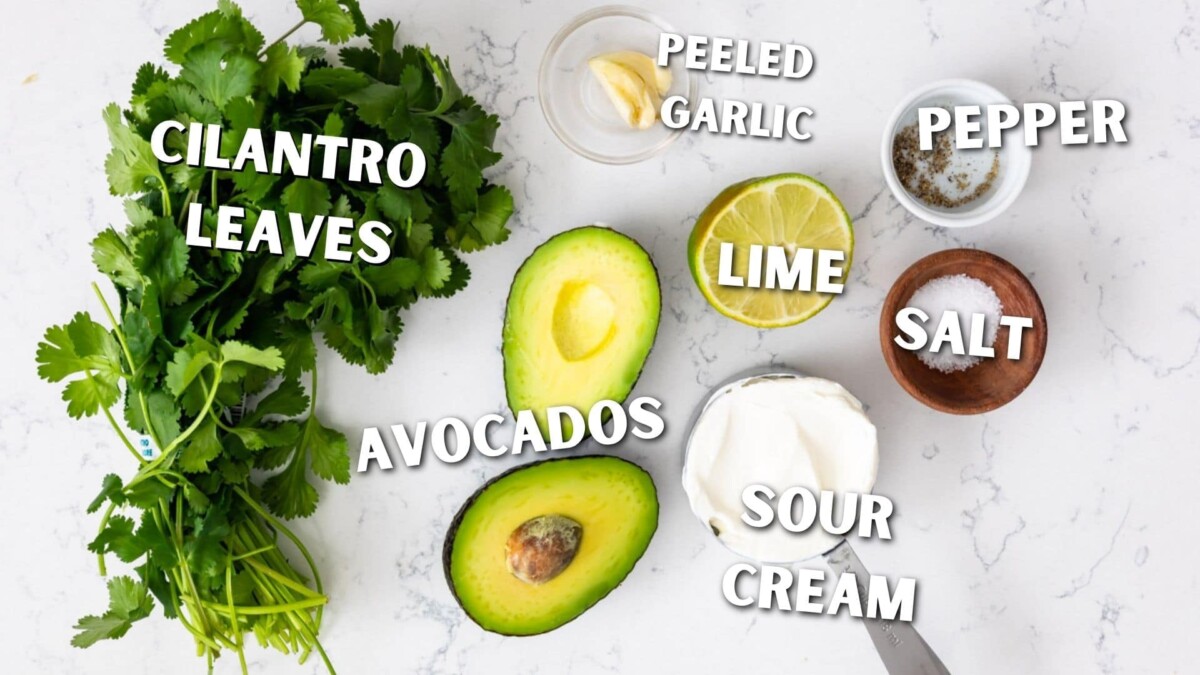 Avocado Cilantro Crema - Crazy for Crust