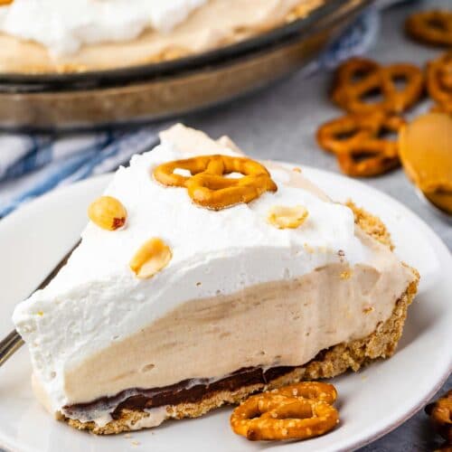 Homemade Peanut Butter Pudding Pie - Crazy for Crust