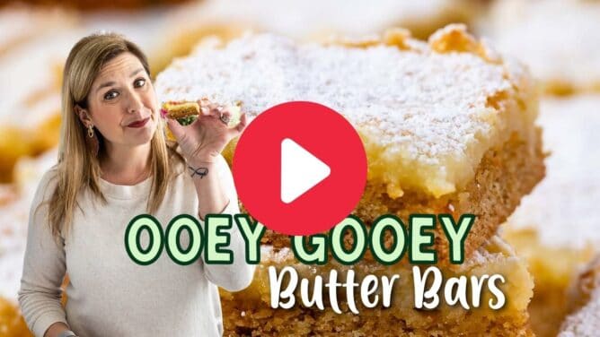 thumbnail for YouTube for gooey butter cake