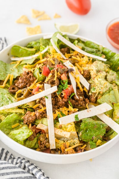 Classic Taco Salad - Crazy for Crust