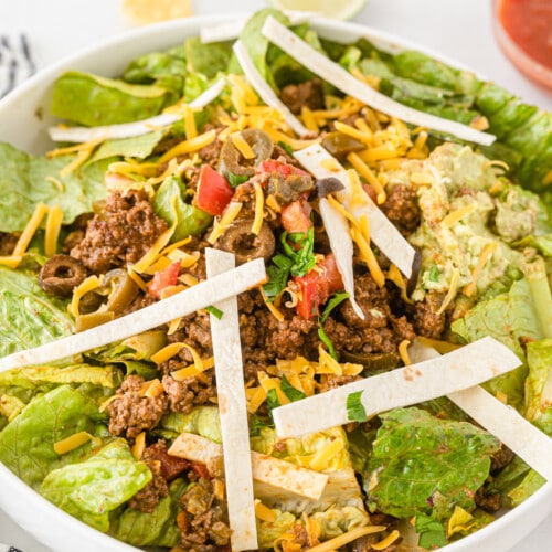 Classic Taco Salad - Crazy for Crust