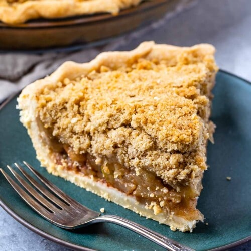 Apple Pie with Oatmeal Cookie Crumble - Crazy for Crust