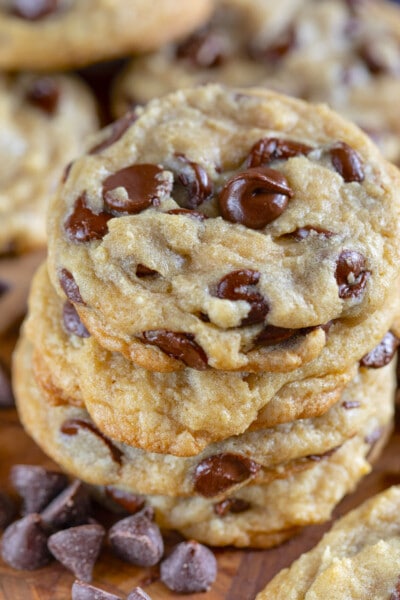 BEST Chocolate Chip Cookie Recipe SERIOUSLY - Crazy for Crust