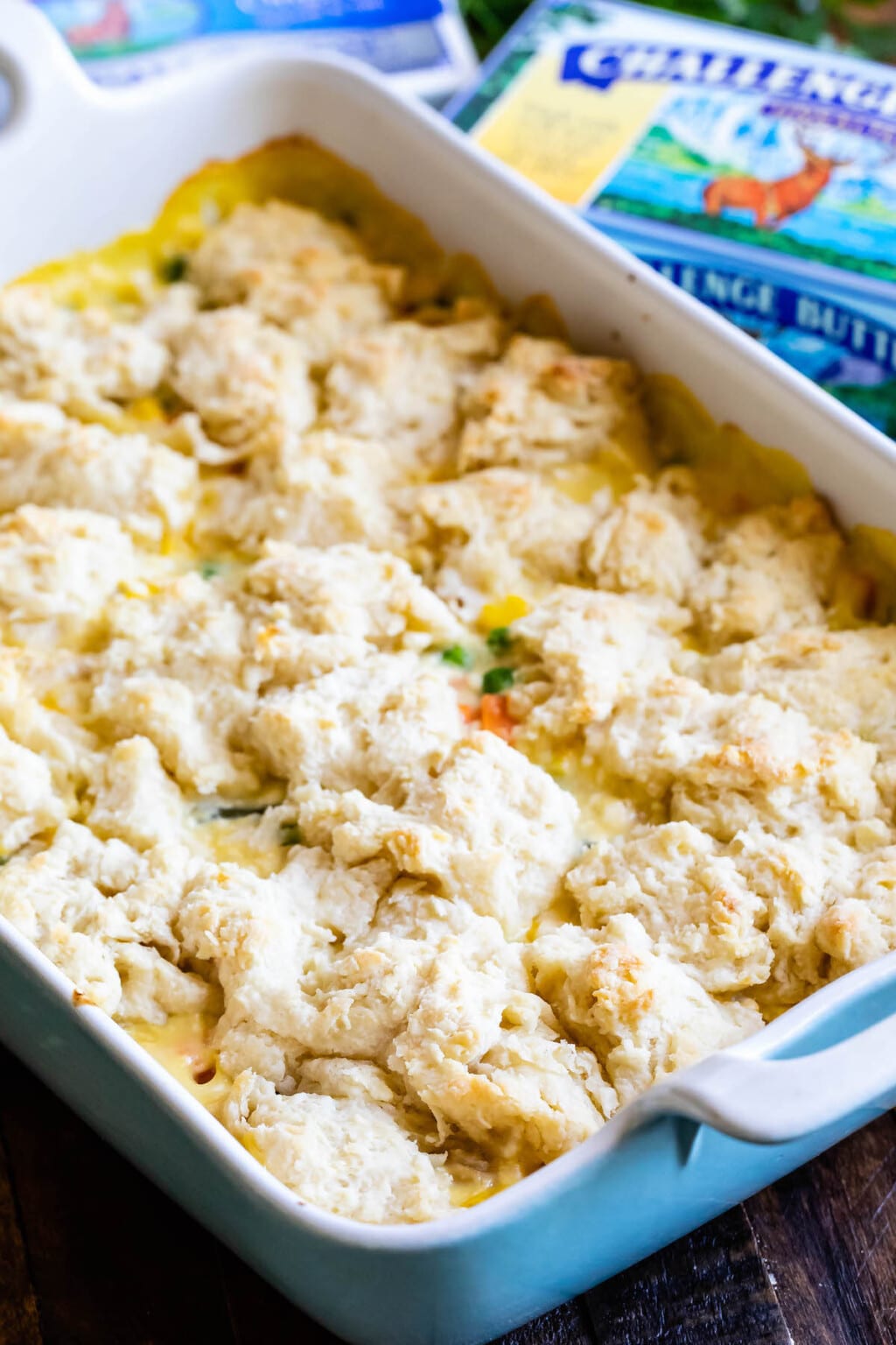 Easiest Chicken Pot Pie Casserole - Crazy for Crust