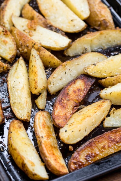 Easy Oven Roasted Potatoes Recipe - Crazy For Crust