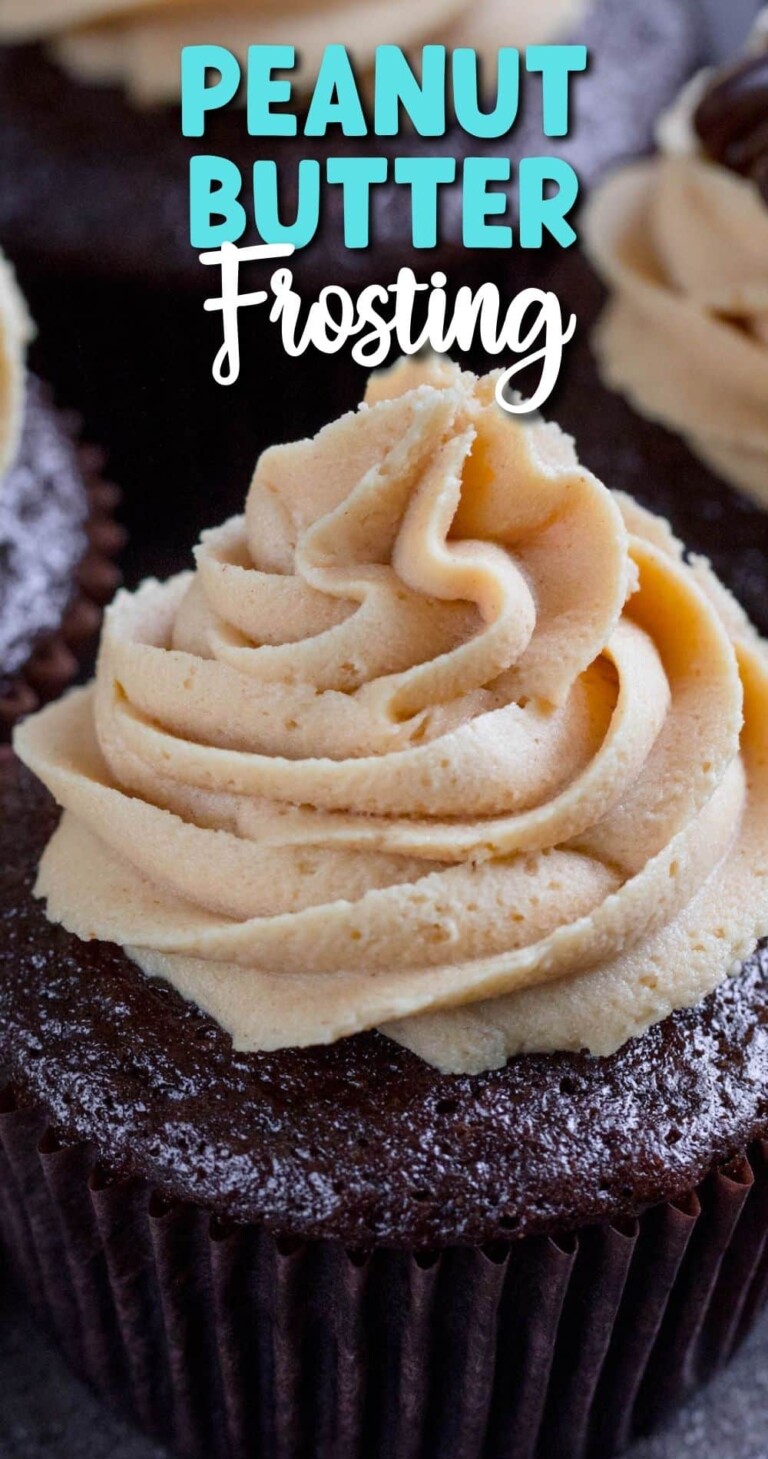 PERFECT Peanut Butter Frosting Recipe - Crazy for Crust