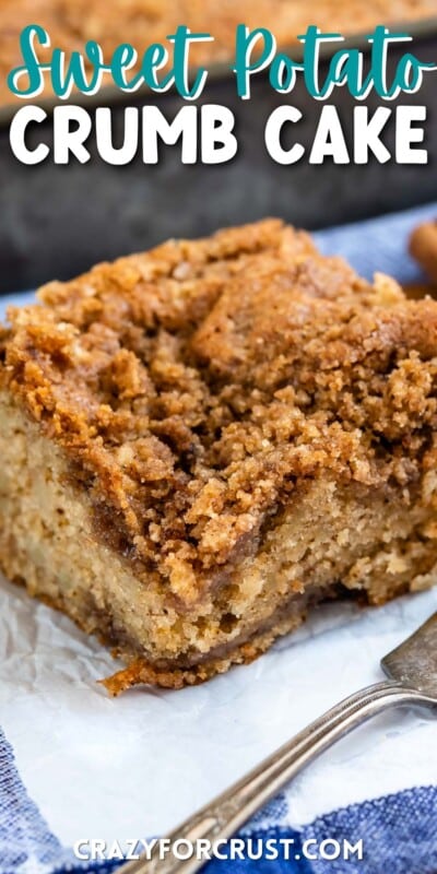 Sweet Potato Crumb Cake - Crazy for Crust