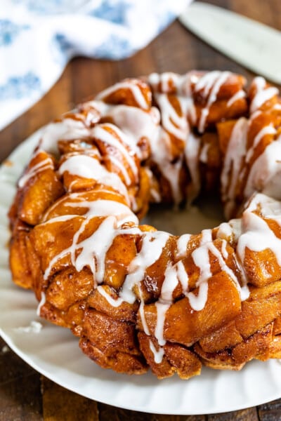 Easy Monkey Bread Recipe with Cinnamon Rolls - Crazy for Crust