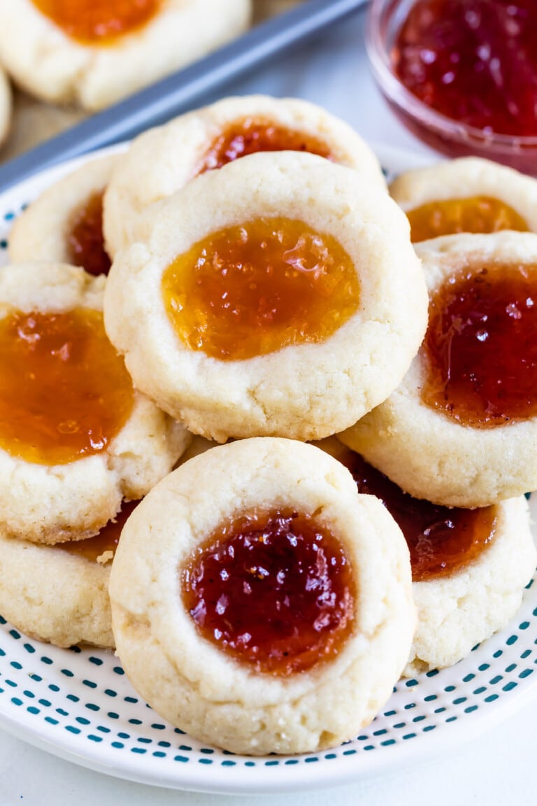 Classic Jam Thumbprint Cookies Recipe - Crazy for Crust