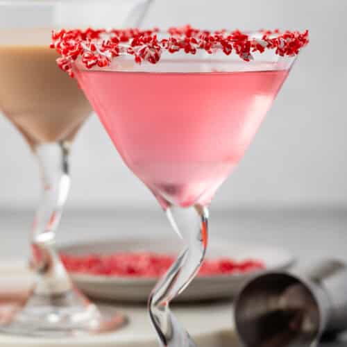 Candy Cane Martini Recipe - Sweet Humble Home