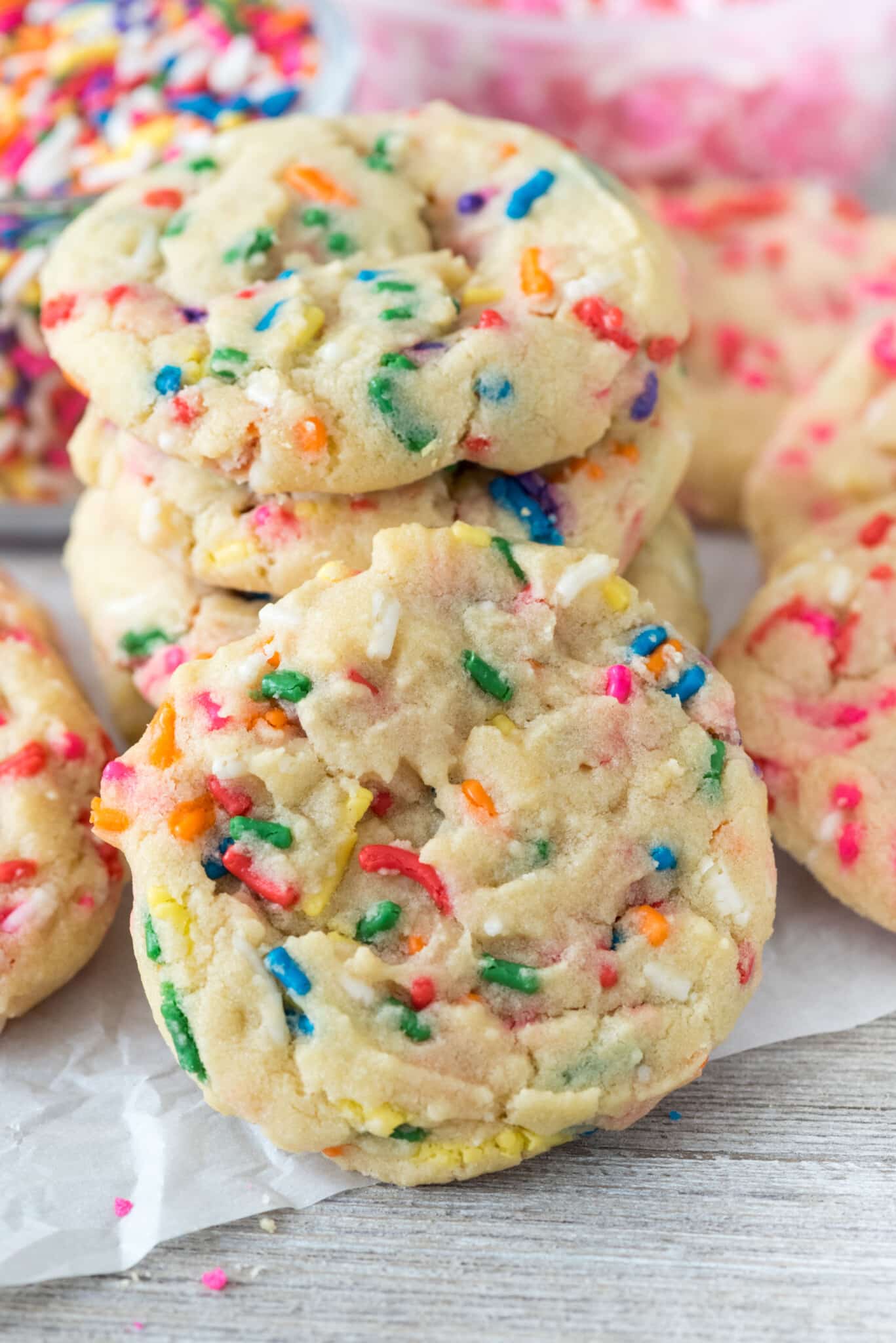 Birthday Sprinkle Sugar Cookie Dippers