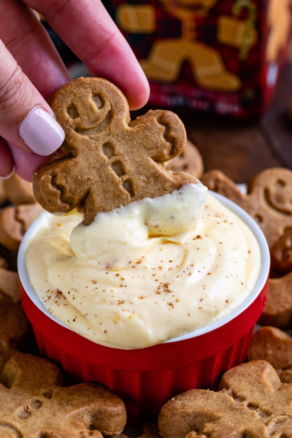 3ingredient Eggnog Pudding Dip Crazy for Crust