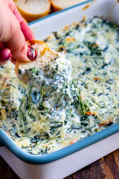 Easiest Hot Spinach Dip Recipe - Crazy for Crust