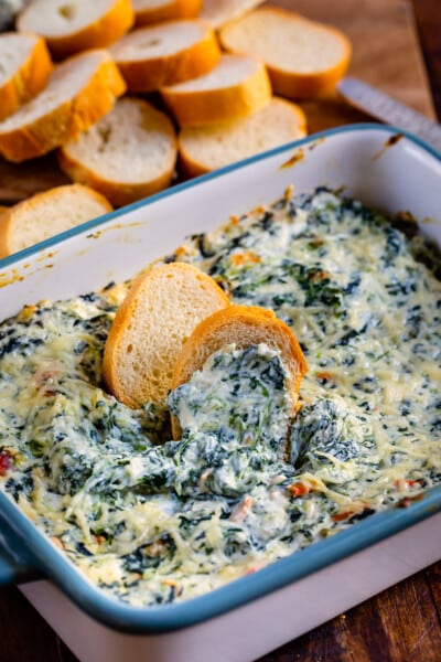 Easiest Hot Spinach Dip Recipe - Crazy for Crust