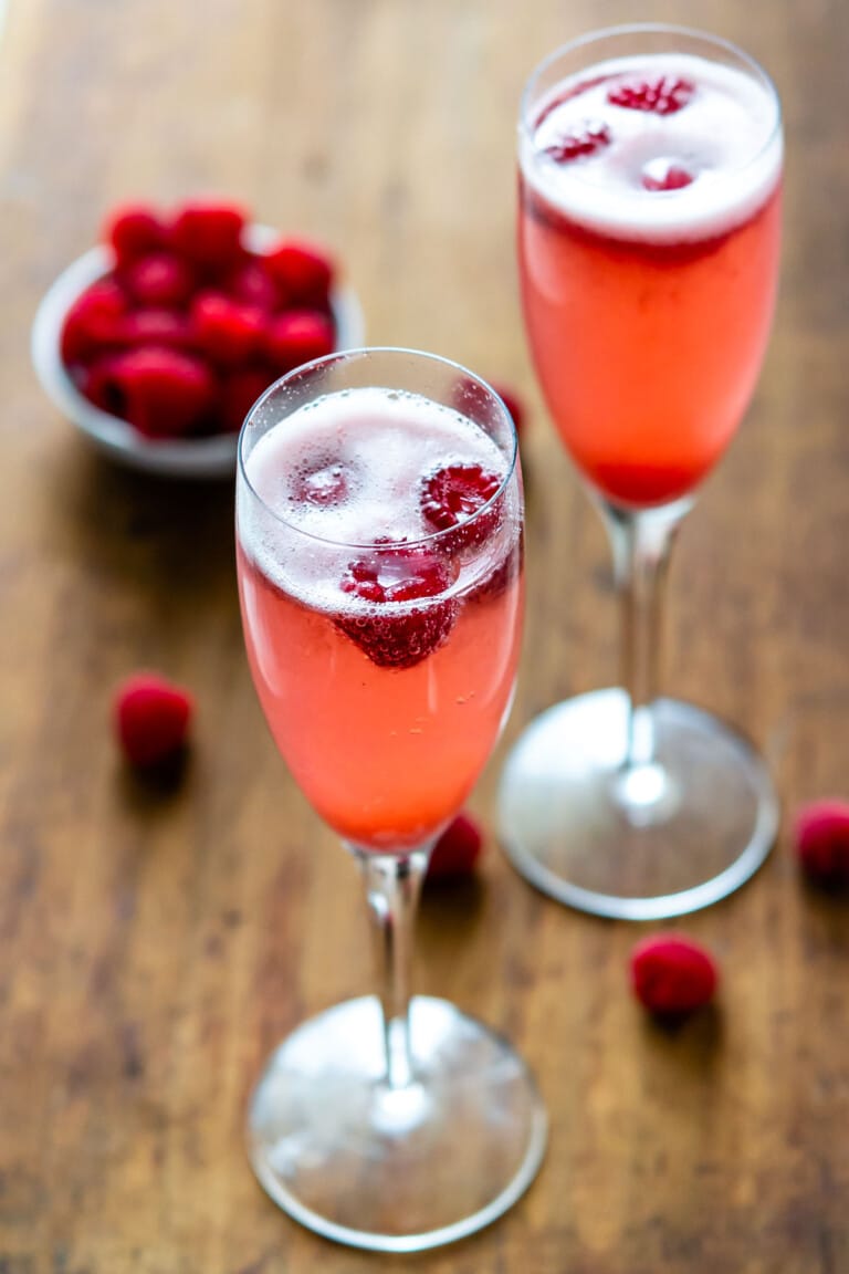 Champagne Punch Bellini - Crazy for Crust