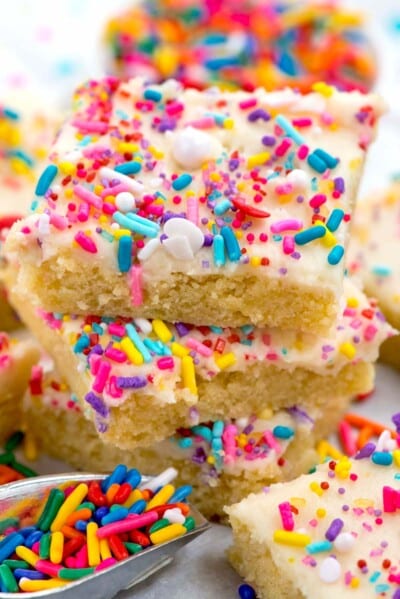BEST Sugar Cookie Bars - Crazy for Crust