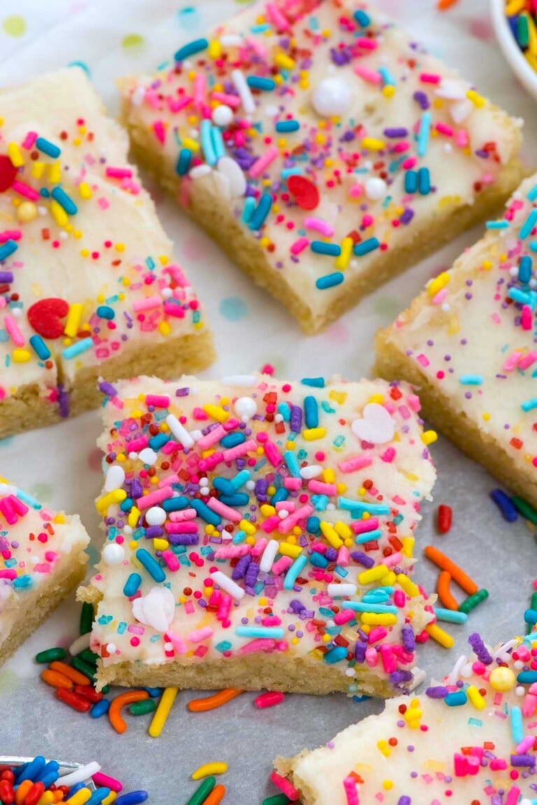 BEST Sugar Cookie Bars - Crazy for Crust