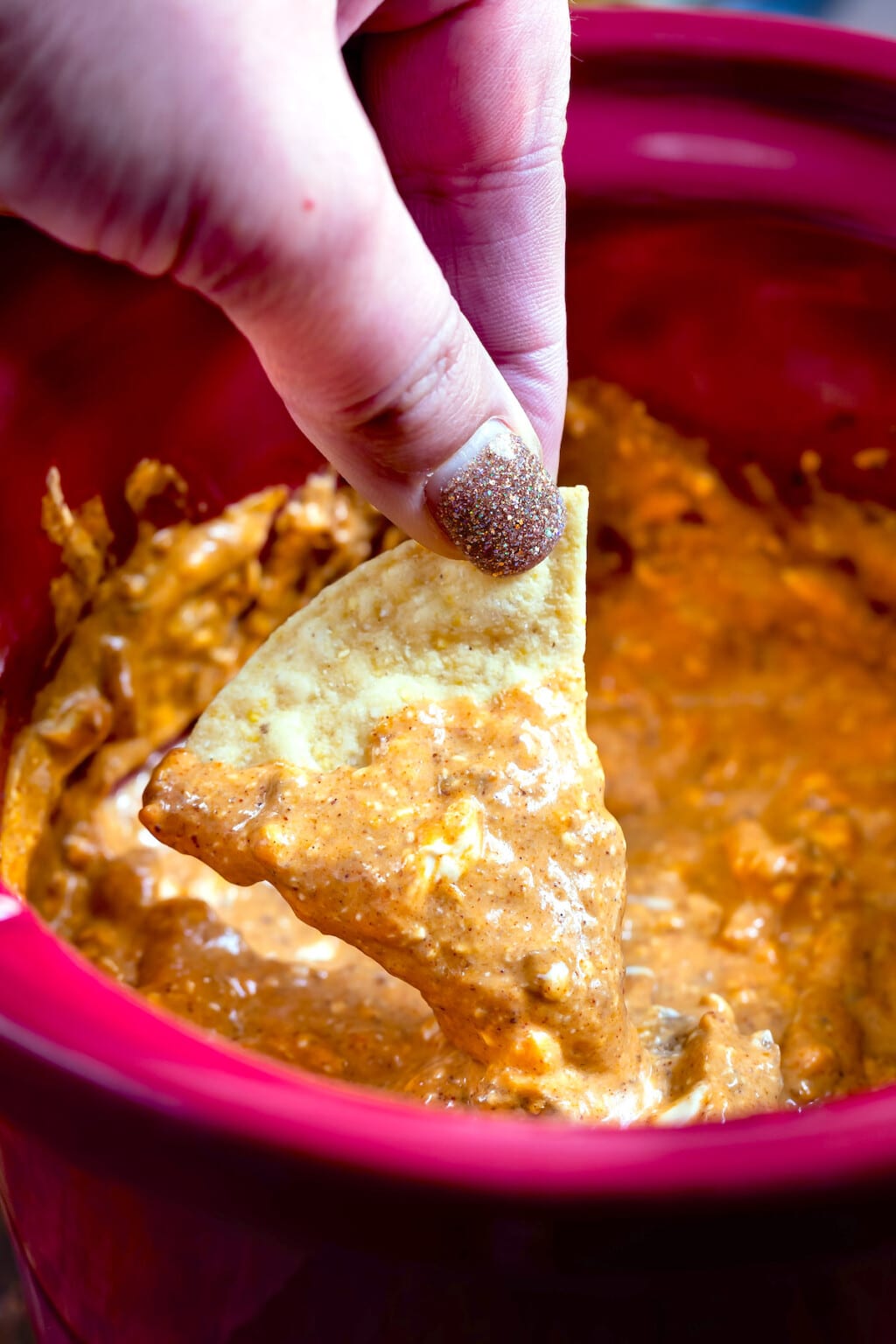 2-ingredient Crock Pot Cheese Dip Recipe - Crazy for Crust