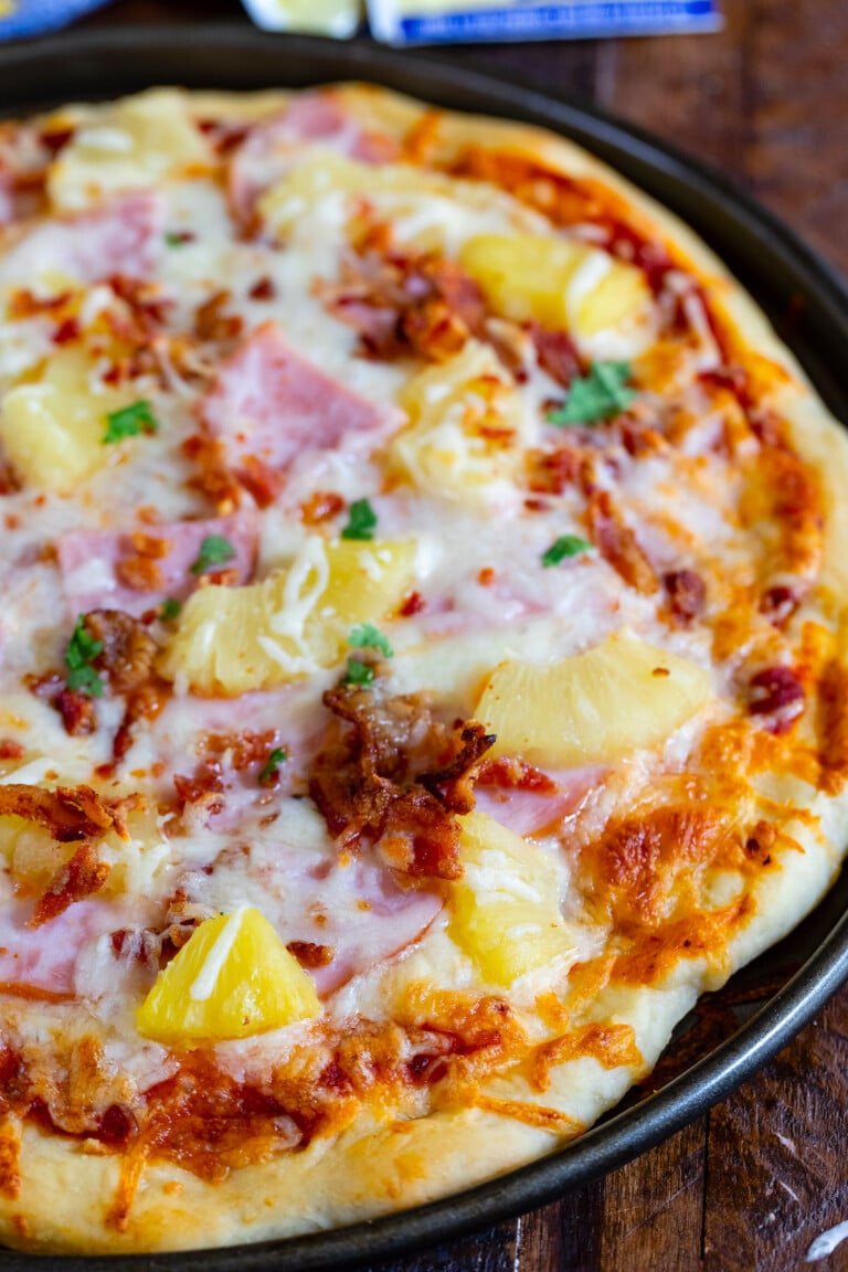 Homemade Pizza Hawaiian Pizza Recipe Crazy For Crust 5709