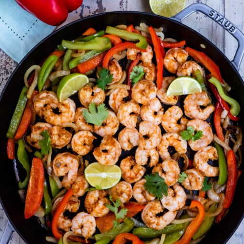 Spicy Shrimp and Peppers (30 minute meal) - Crazy for Crust