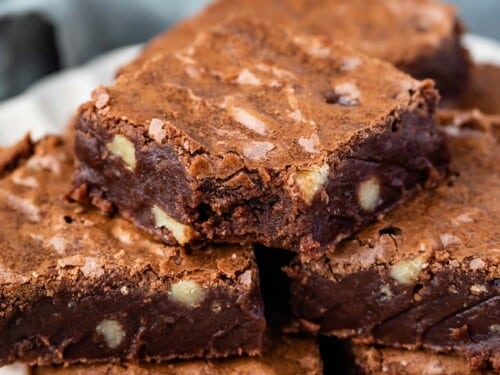 Classic Fudge Walnut Brownies