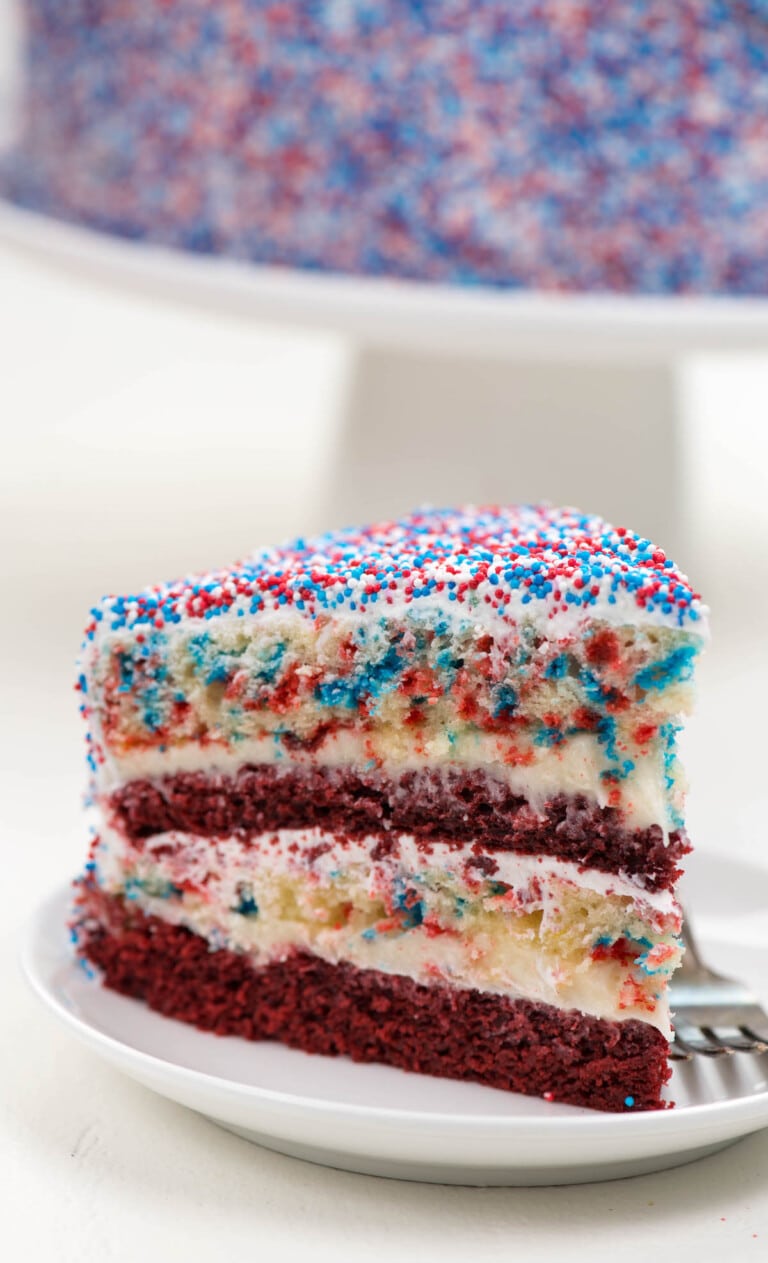 Fireworks Cake - Crazy for Crust