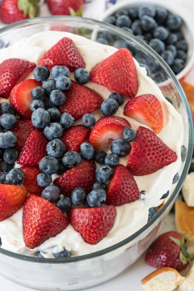 No Bake Berry Shortcake Trifle - Crazy for Crust