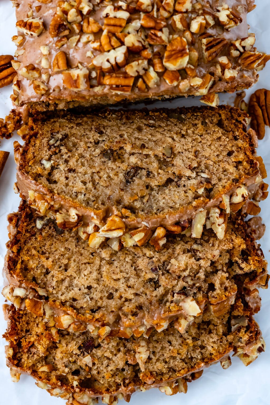 BEST Banana Nut Bread Recipe with Pecans - Crazy for Crust