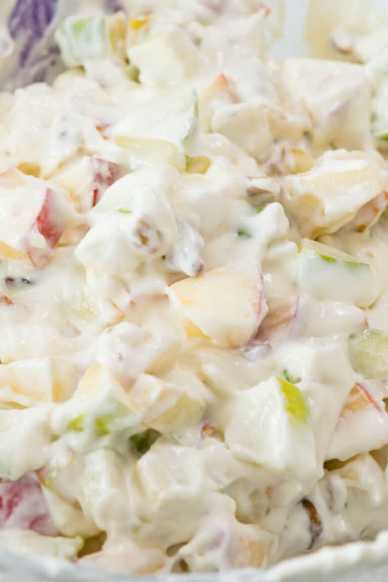 Cheesecake Apple Salad - Crazy for Crust