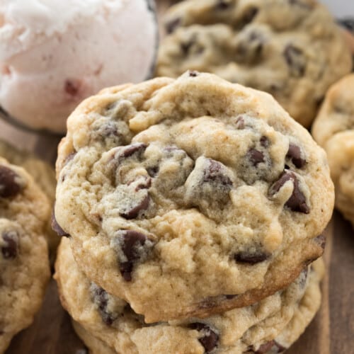 Ice Cream Chocolate Chip Cookies - Crazy for Crust