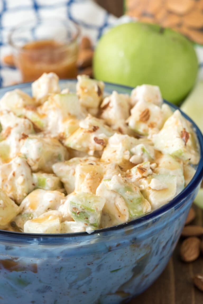 Easy Caramel Apple Salad Crazy for Crust