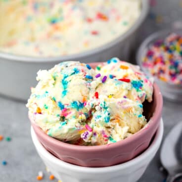 Funfetti Cake Batter Ice Cream - Crazy for Crust