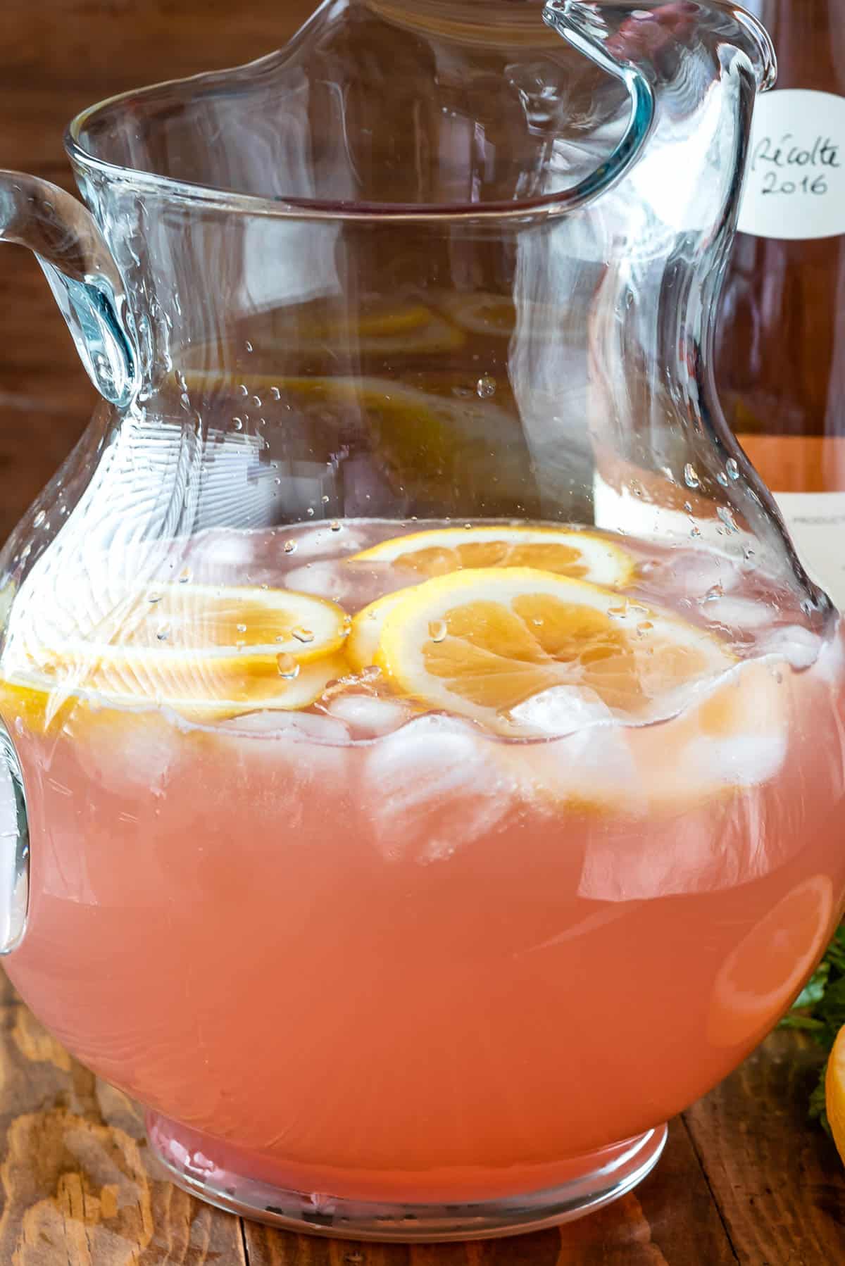 pink lemonade pitcher