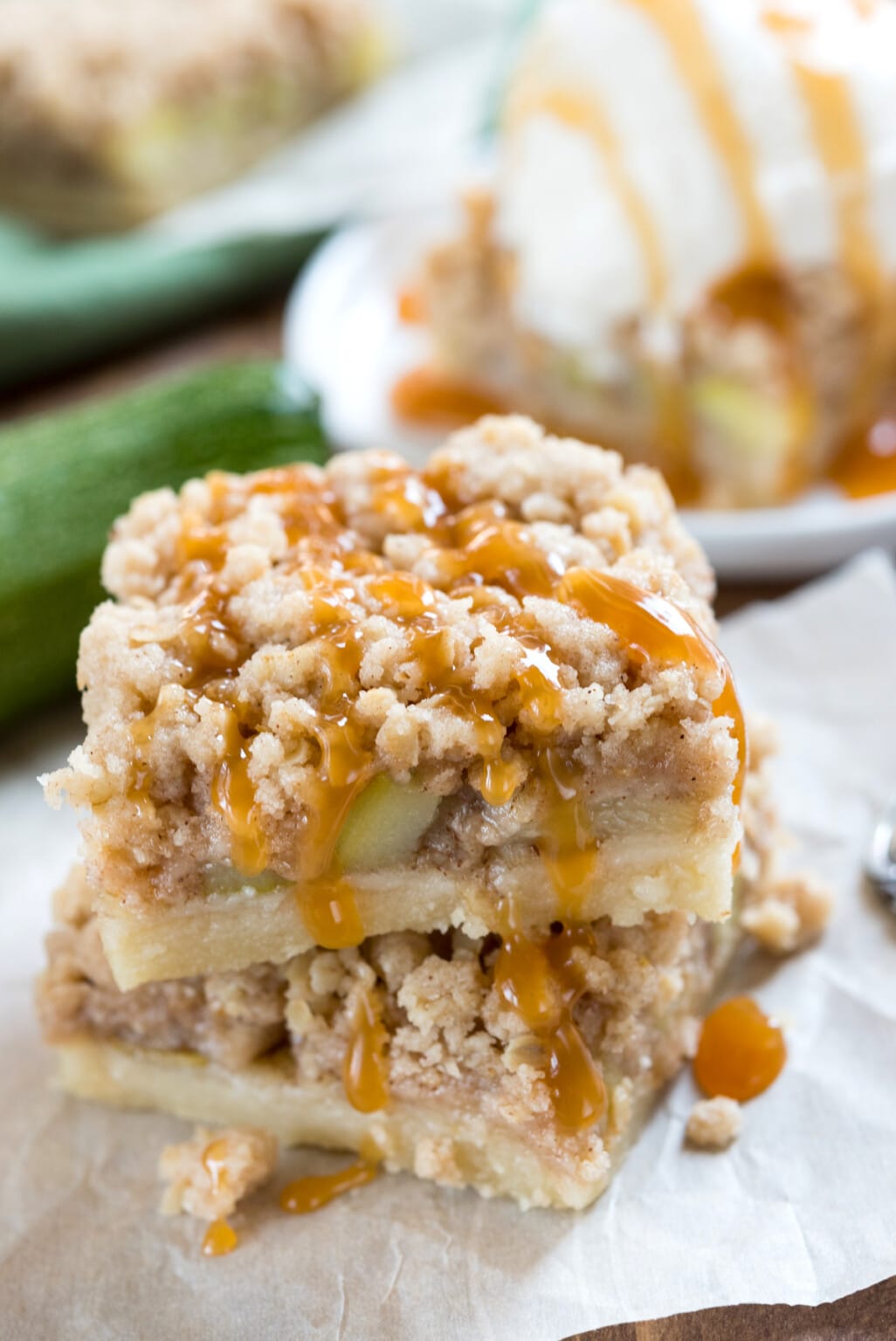 Zucchini Pie Bars - Crazy for Crust