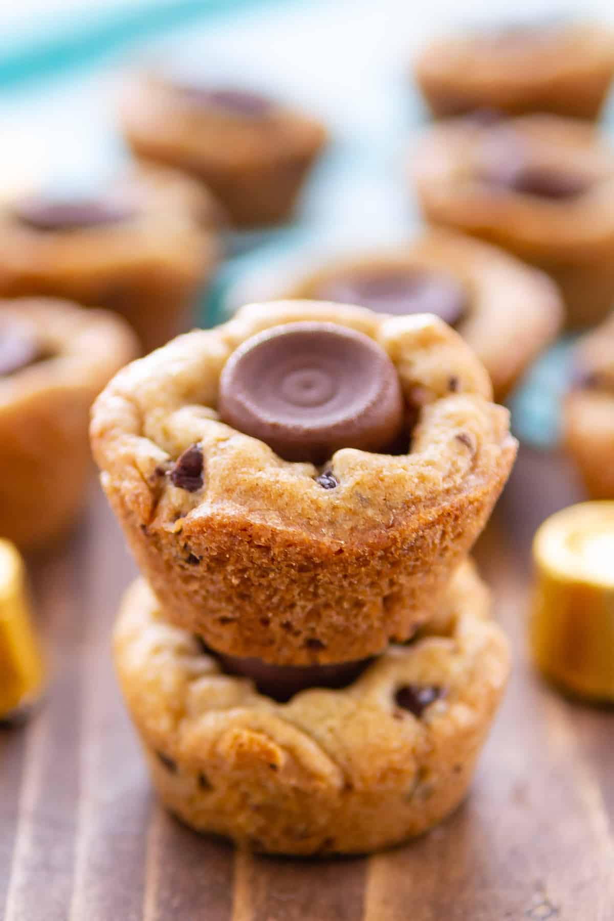 Molasses Rolo Cookie Cups