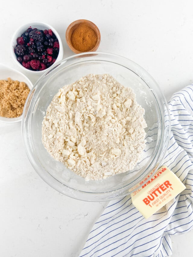 Berry Pie with Crumble Topping - Crazy for Crust