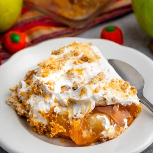 Pumpkin Apple No Bake Dessert - Crazy for Crust