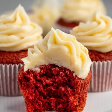 Small Batch Red Velvet Cupcakes - Crazy for Crust