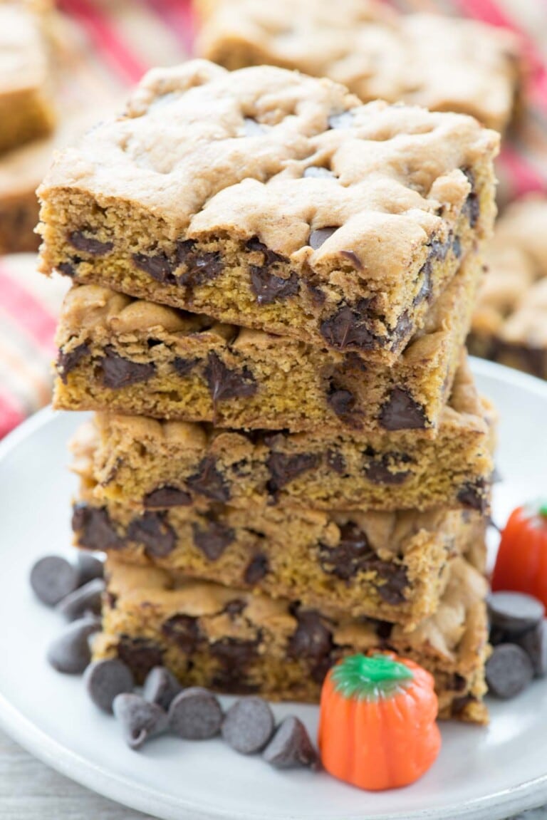 BEST Pumpkin Blondies - Crazy for Crust