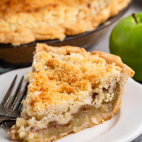 Apple Pie with Crumb Topping Recipe - Crazy for Crust