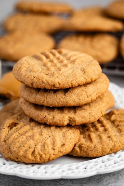 Peanut Butter Snickerdoodles - Crazy for Crust