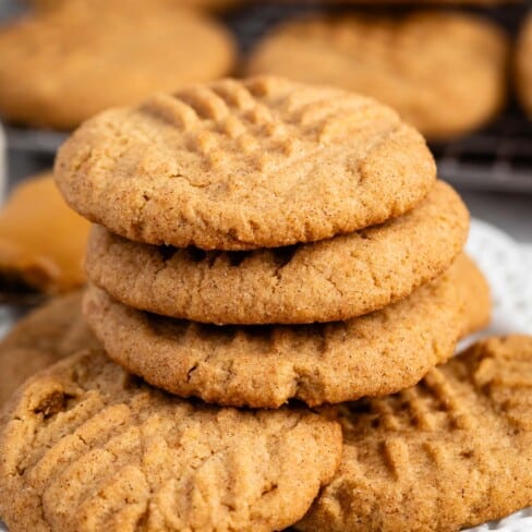 Peanut Butter Snickerdoodles - Crazy for Crust