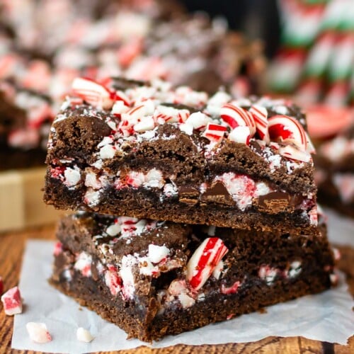 Peppermint Gooey Bars - Crazy for Crust