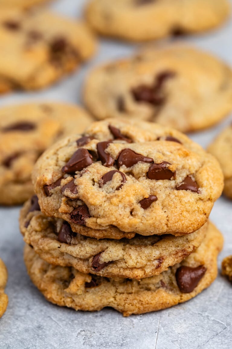 Brown Butter Chocolate Chip Cookies - Crazy For Crust