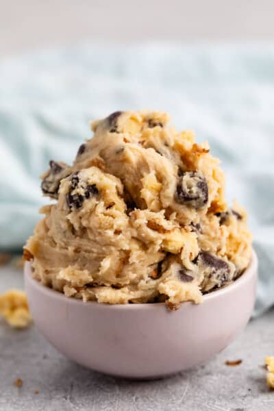 Edible Cookie Dough Recipe (safe to eat) - Crazy for Crust