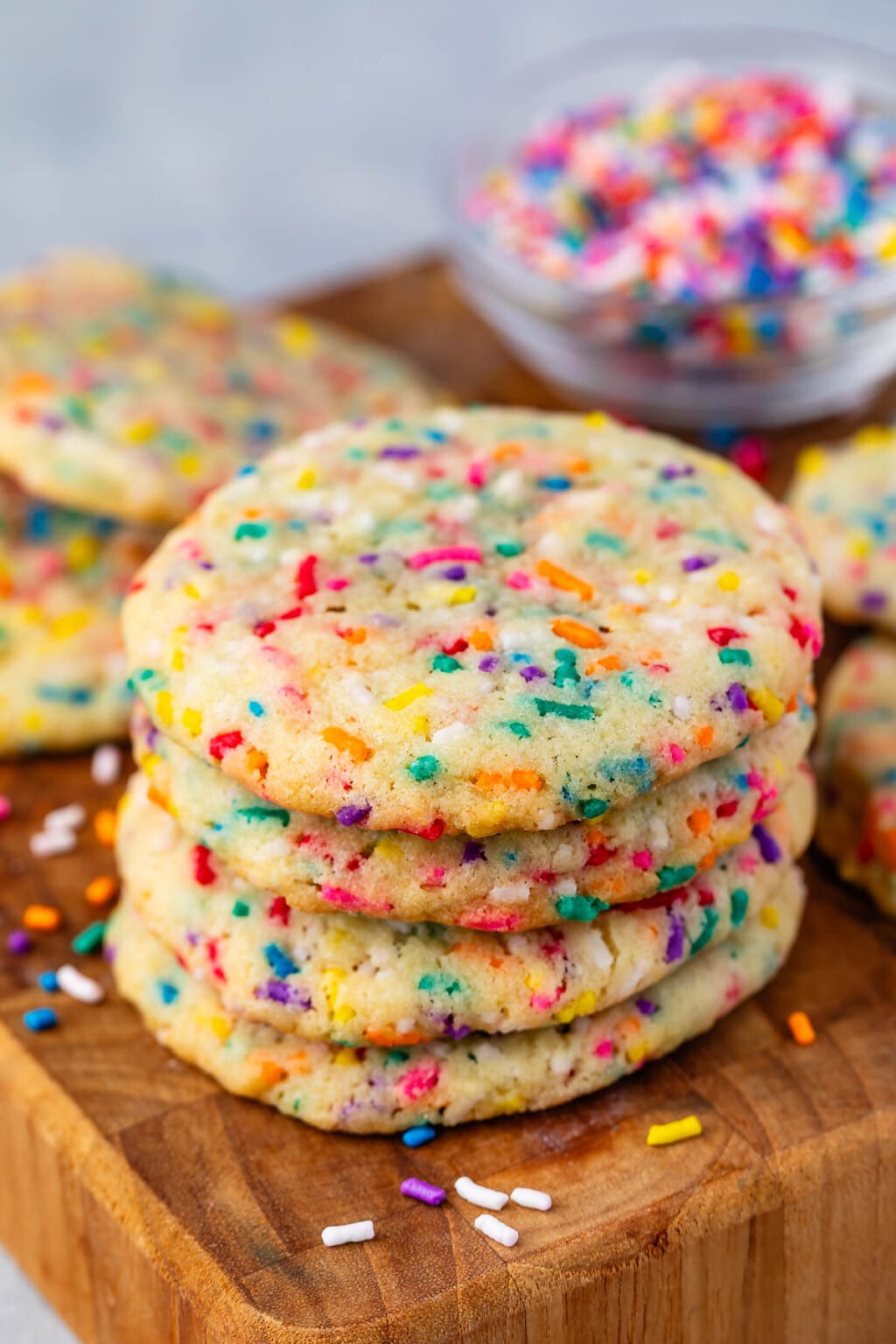 Sprinkle Cookies Recipe | Crazy for Crust